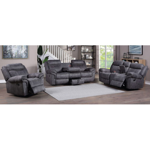 A set of AWF Knoxville Grey reclining furniture