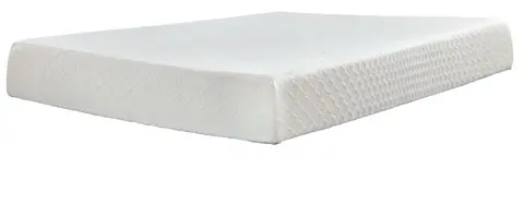 A white mattress with an open top.