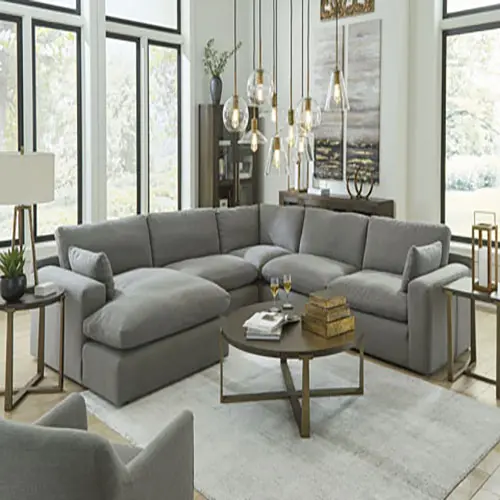 ASHLEY Elyza 3-Piece Sectional with Chaise - Sunrise TV Rentals