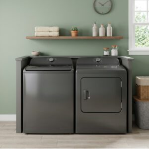 CROSLEY VOLCANO BLACK WASHER & DRYER SET