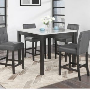 BLACK AND MARBLE BAR SET
