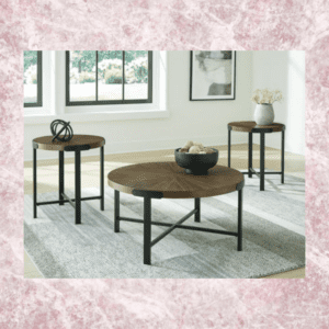 ASHLEY Crosstrail 3PC TABLE SET