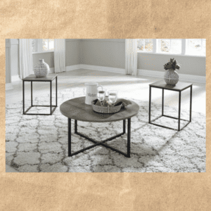ASHLEY Wadeworth 3PC TABLE SET