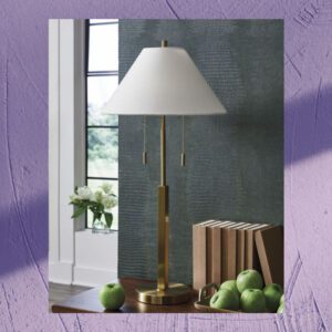 ASHLEY Haigwood Metal 2PC LAMP SET