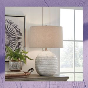 ASHLEY Jamon Ceramic 2PC LAMP SET