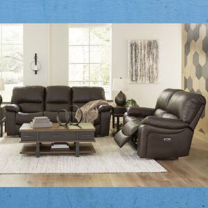 ASHLEY Leesworth Reclining Power Sofa & LOVESEAT