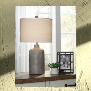ASHLEY Linus Ceramic 2PC LAMP SET