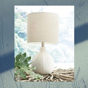 ASHLEY Rainermen Ceramic 2PC LAMP SET
