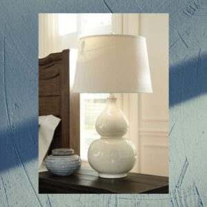 ASHLEY Saffi Ceramic 2PC LAMP SET