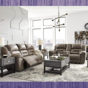 ASHLEY Stoneland Reclining Sofa & LOVESEAT