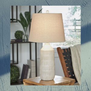 ASHLEY Willport Ceramic 2PC LAMP SET