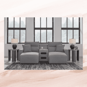 ASHLEY Modmax II 3-Piece Power Reclining Sectional with Chaise and Audio Console