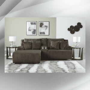 ASHLEY Top Tier 3-Piece Reclining Sectional Sofa with Chaise