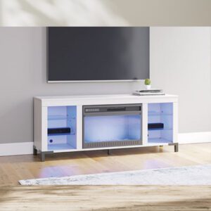 ASHLEY Brollevi TV Stand with Fireplace