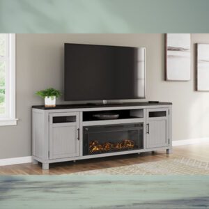 ASHLEY Darborn 88" TV Stand with Electric Fireplace