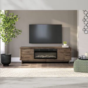 ASHLEY Zadilyn 72" TV Stand with Electric Fireplace